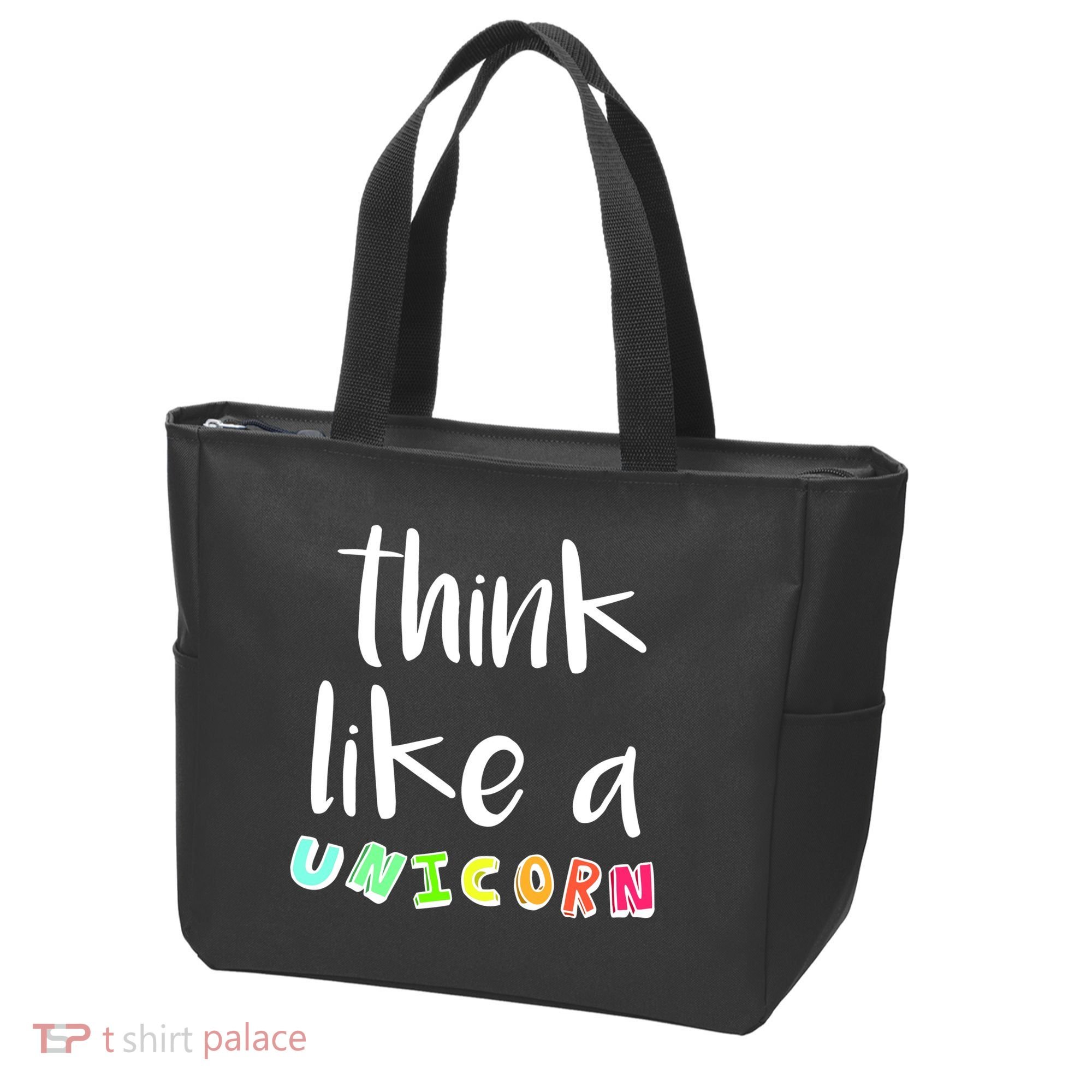 Think Like A Unicorn Tote Bag