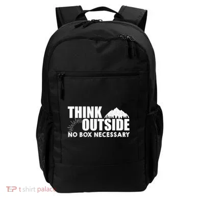 Think Outside No Box Necessary Backpack