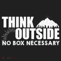 Think Outside No Box Necessary Tumbler thumb 3