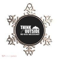 Think Outside No Box Necessary Ornament thumb 0
