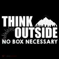 Think Outside No Box Necessary Ornament thumb 1