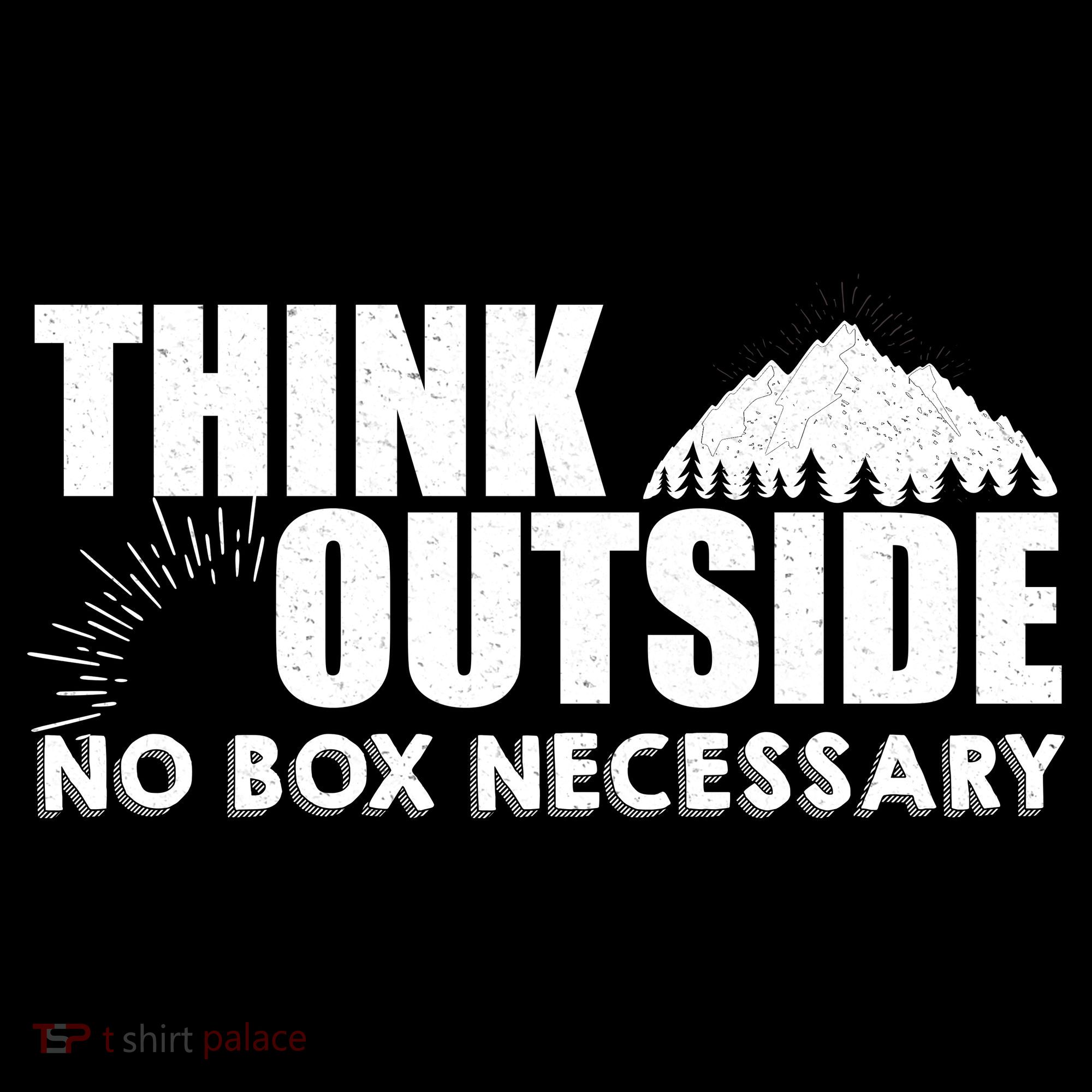 Think Outside No Box Necessary Ornament