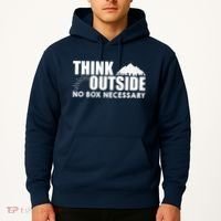 Think Outside No Box Necessary Hoodie thumb 2