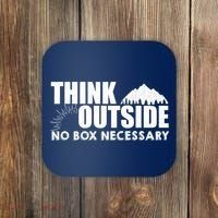Think Outside No Box Necessary Coaster thumb 0