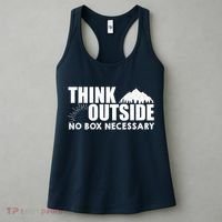 Think Outside No Box Necessary Women's Tank Top thumb 3