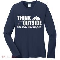 Think Outside No Box Necessary Women's Long Sleeve Shirt thumb 0