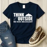 Think Outside No Box Necessary Women's T-Shirt thumb 3