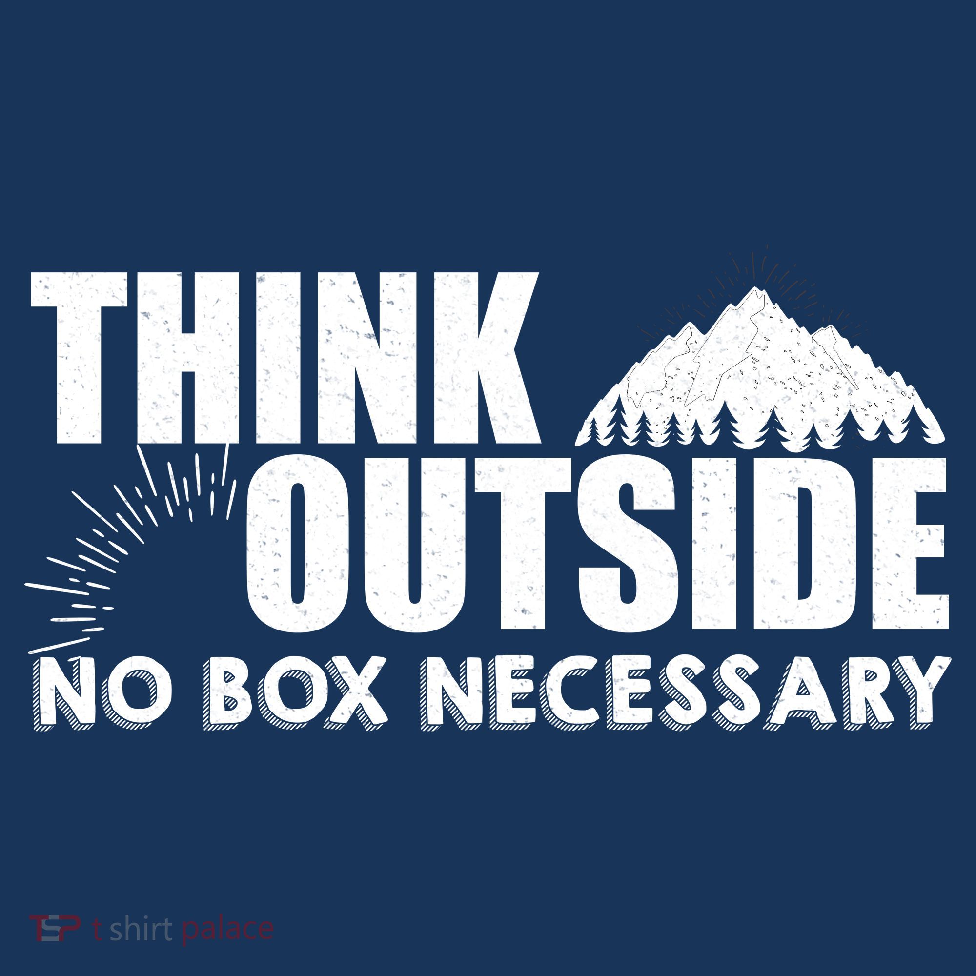 Think Outside No Box Necessary Kids Hoodie