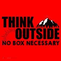 Think Outside No Box Necessary Santa Hat thumb 1