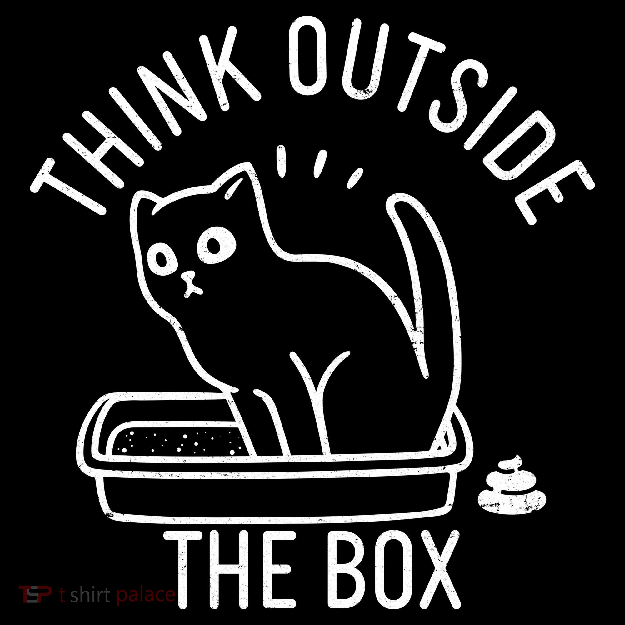 Think Outside The Box Cat Poop Ornament