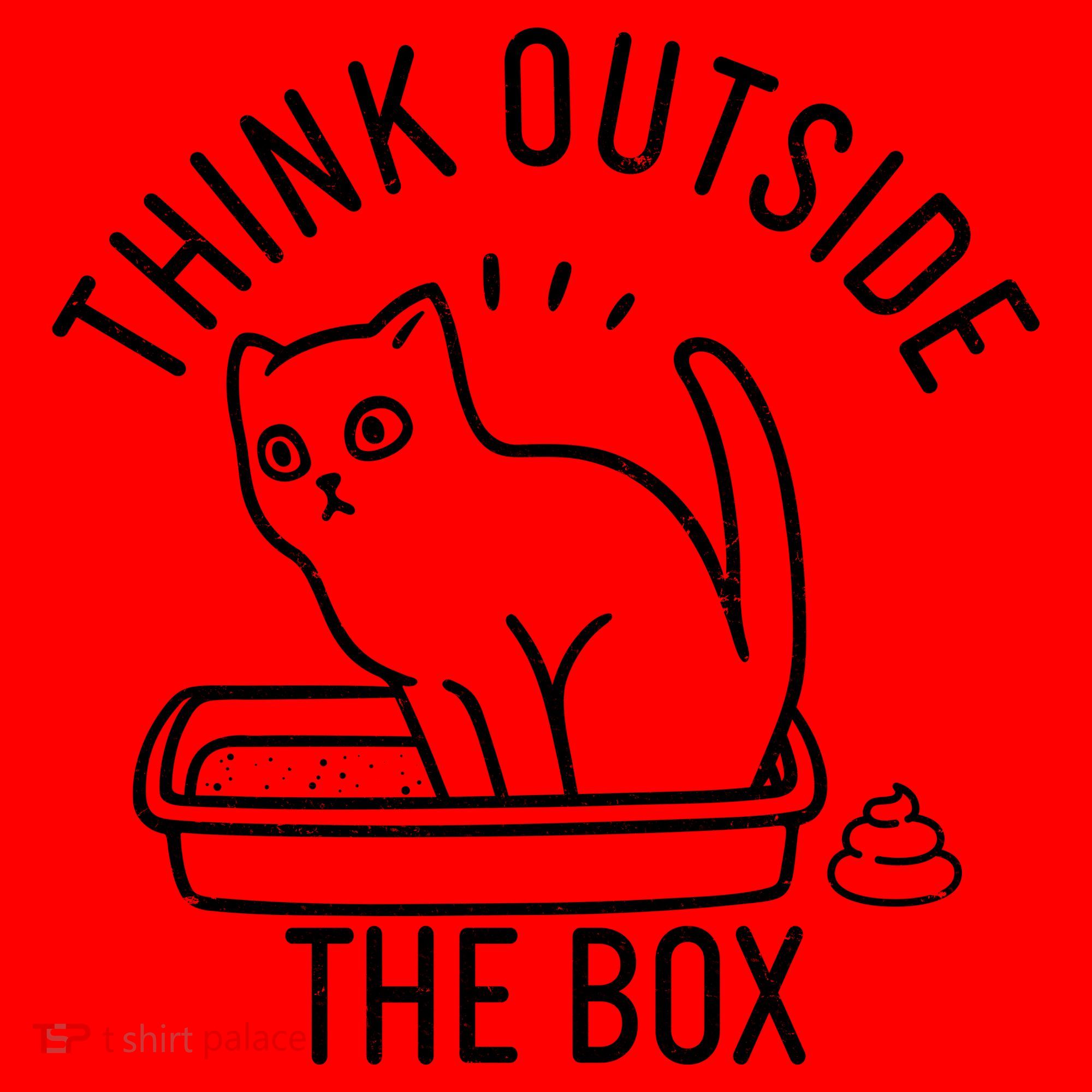 Think Outside The Box Cat Poop Santa Hat