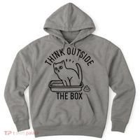 Think Outside The Box Cat Poop Hoodie thumb 0
