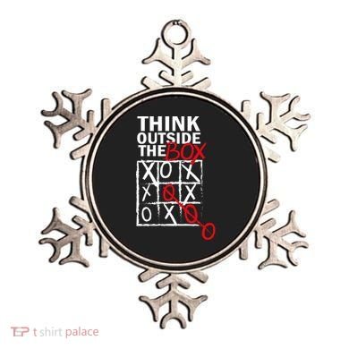 Think Outside The Box Tic Tac Toe Ornament