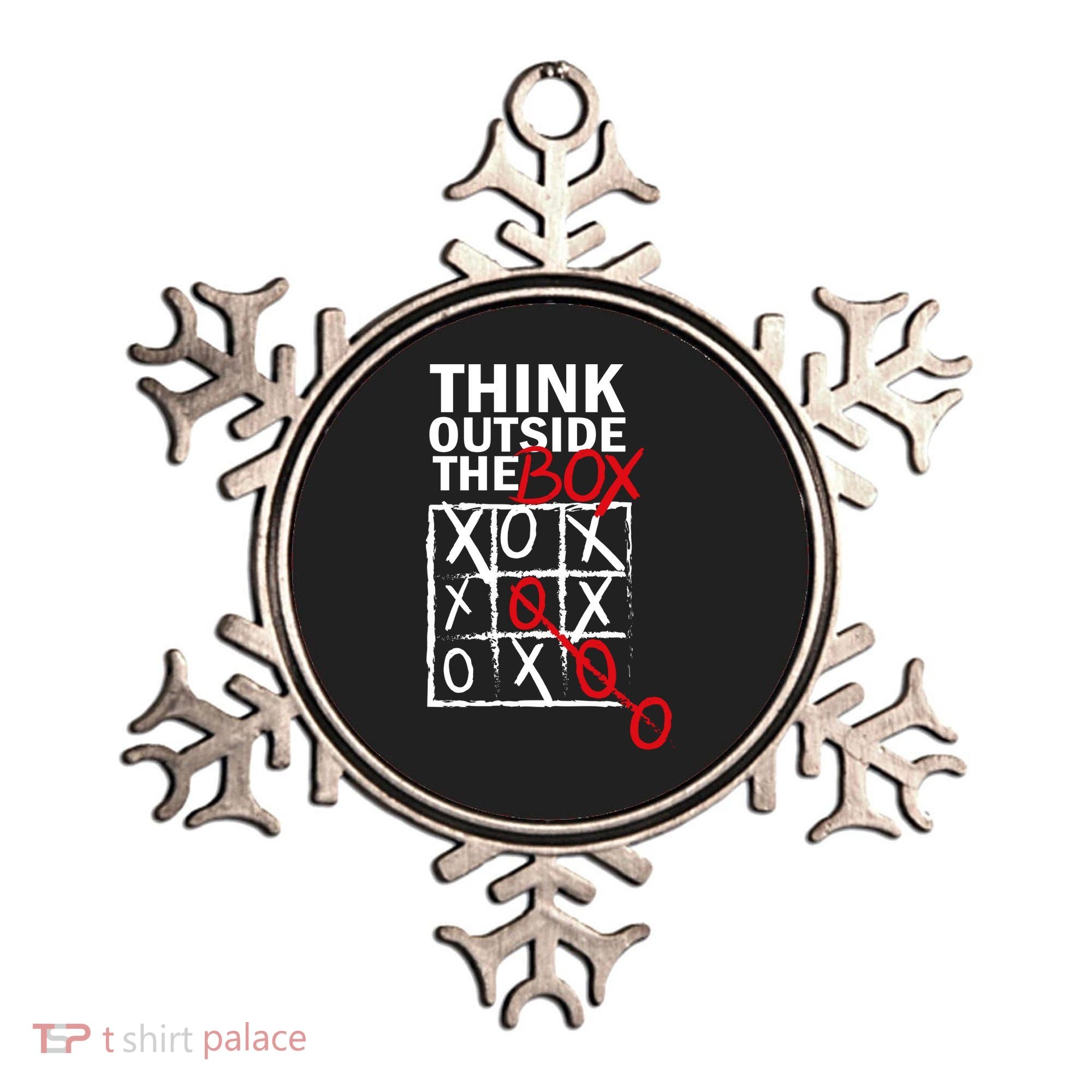 Think Outside The Box Tic Tac Toe Ornament