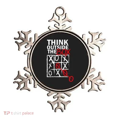 Think Outside The Box Tic Tac Toe Ornament
