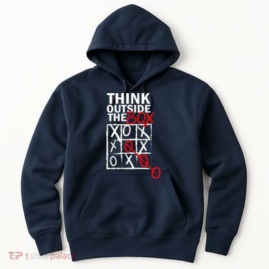 Think Outside The Box Tic Tac Toe Hoodie