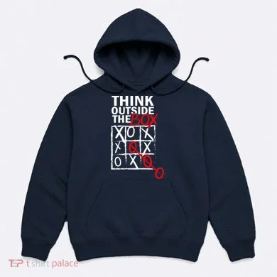 Think Outside The Box Tic Tac Toe Hoodie