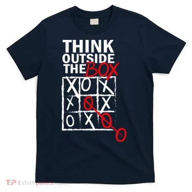 Think Outside The Box Tic Tac Toe T-Shirt