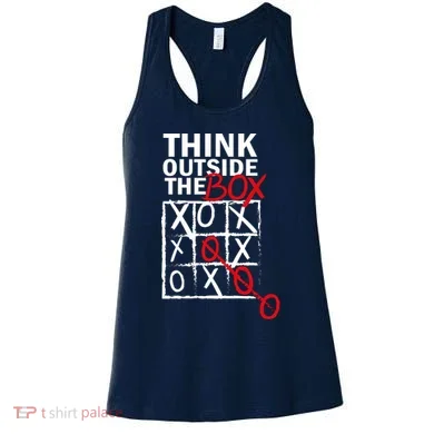 Think Outside The Box Tic Tac Toe Women's Tank Top