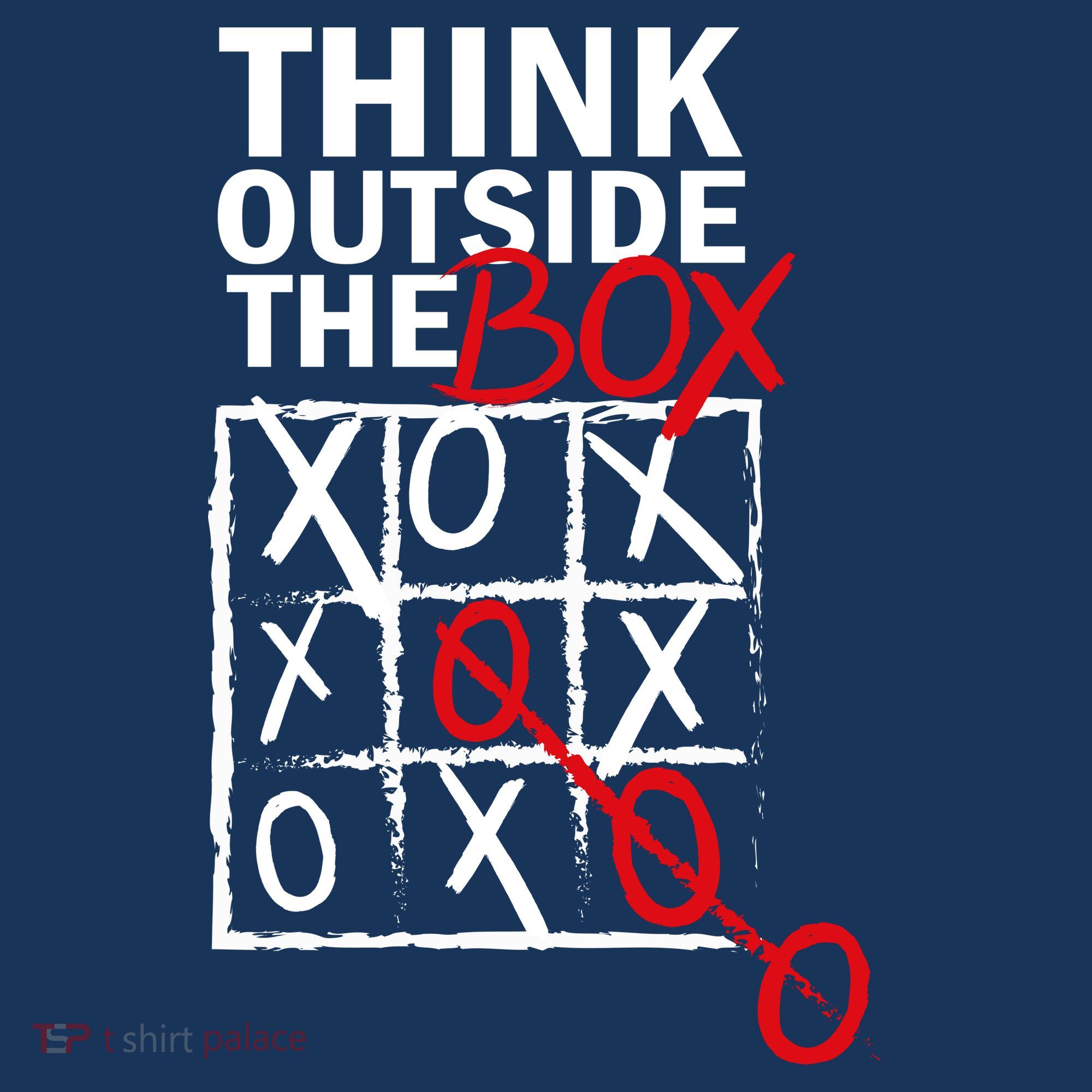 Think Outside The Box Tic Tac Toe Women's Tank Top