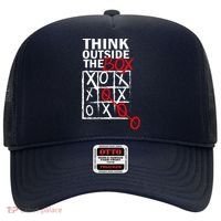 Think Outside The Box Tic Tac Toe Hat thumb 0