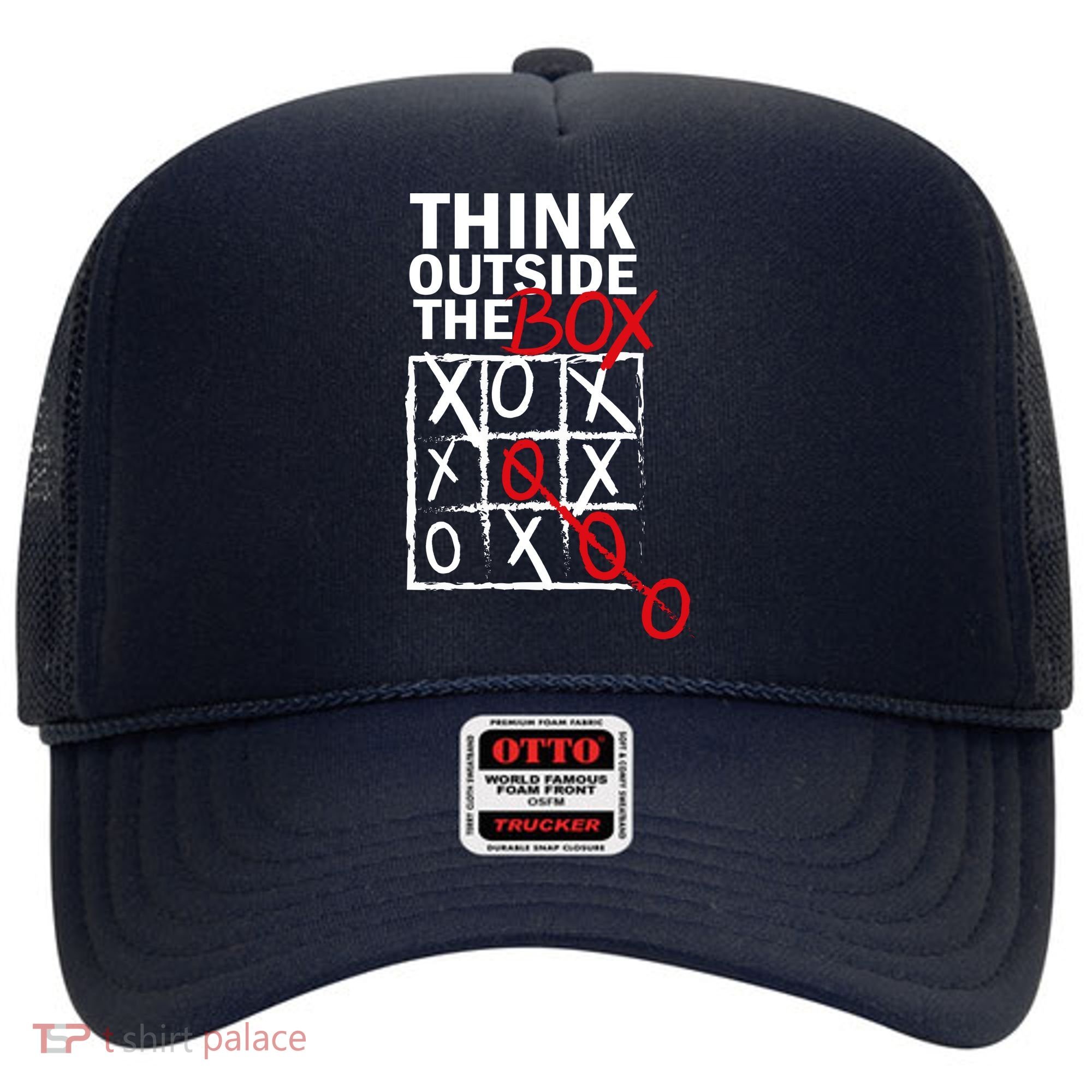 Think Outside The Box Tic Tac Toe Hat