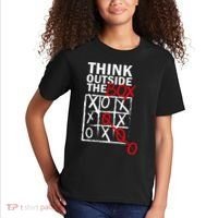Think Outside The Box Tic Tac Toe Kids T-Shirt thumb 2