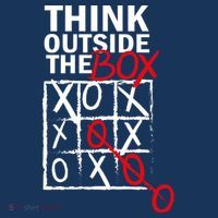 Think Outside The Box Tic Tac Toe Kids T-Shirt thumb 4