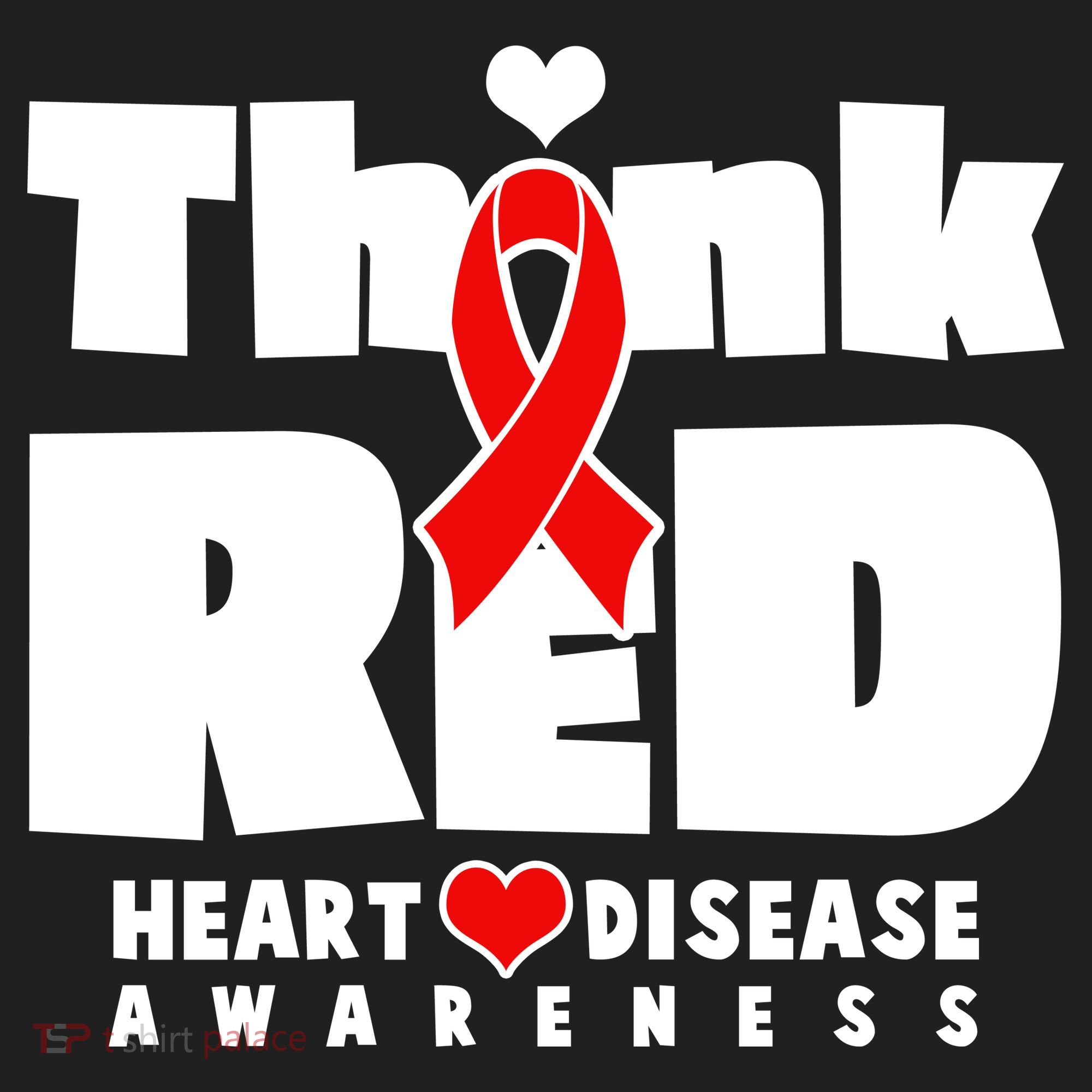 Think Red Heart Disease Awareness Women's Sweatshirt