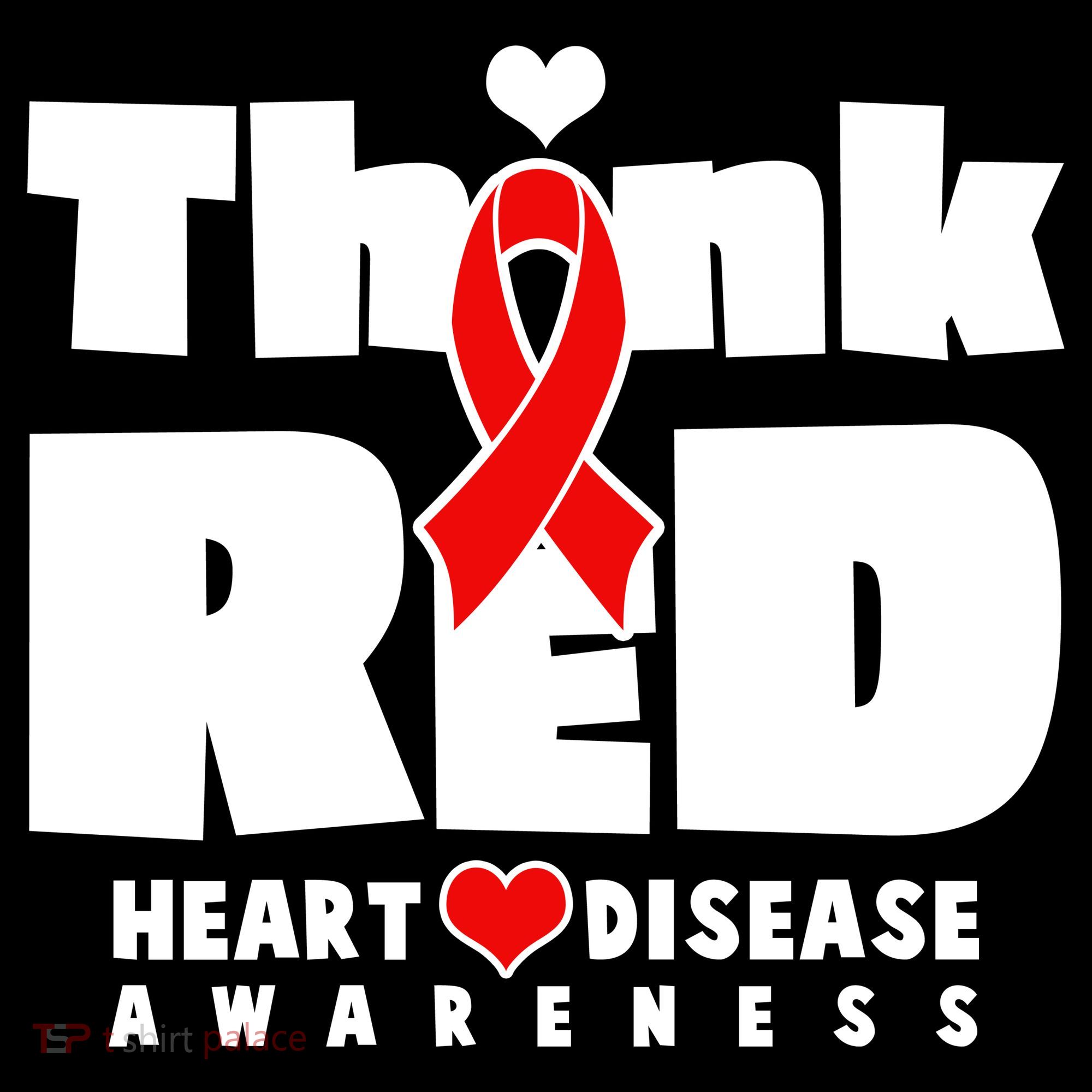 Think Red Heart Disease Awareness Bucket Hat