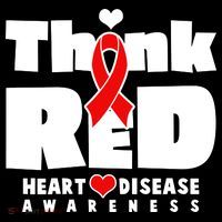 Think Red Heart Disease Awareness Women's Hoodie thumb 2