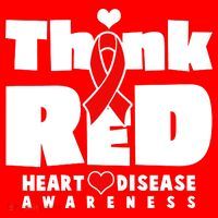 Think Red Heart Disease Awareness Hoodie thumb 7