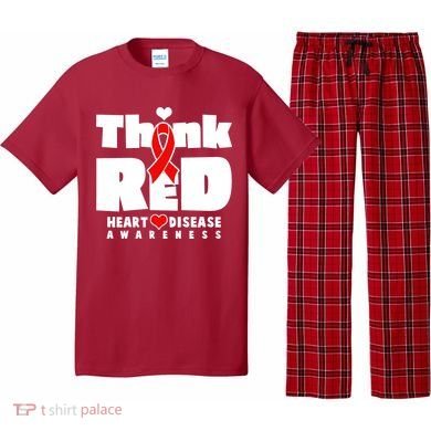 Think Red Heart Disease Awareness Pajama Set
