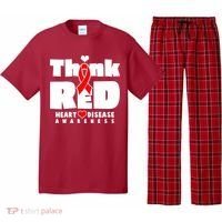 Think Red Heart Disease Awareness Pajama Set thumb 0