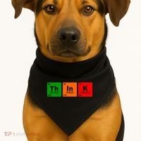 Think Science Periodic USA-Made Doggie Bandana thumb 1