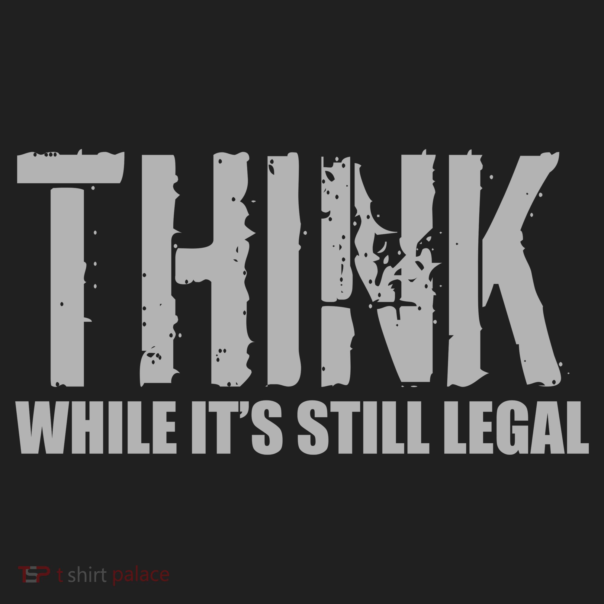Think While It Is Still Leagal Golf Towel