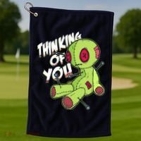Thinking Of You Voodoo  Golf Towel thumb 1