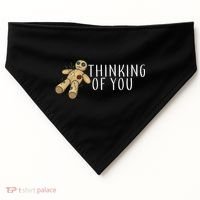 Thinking of You Voodoo Doll USA-Made Doggie Bandana thumb 0