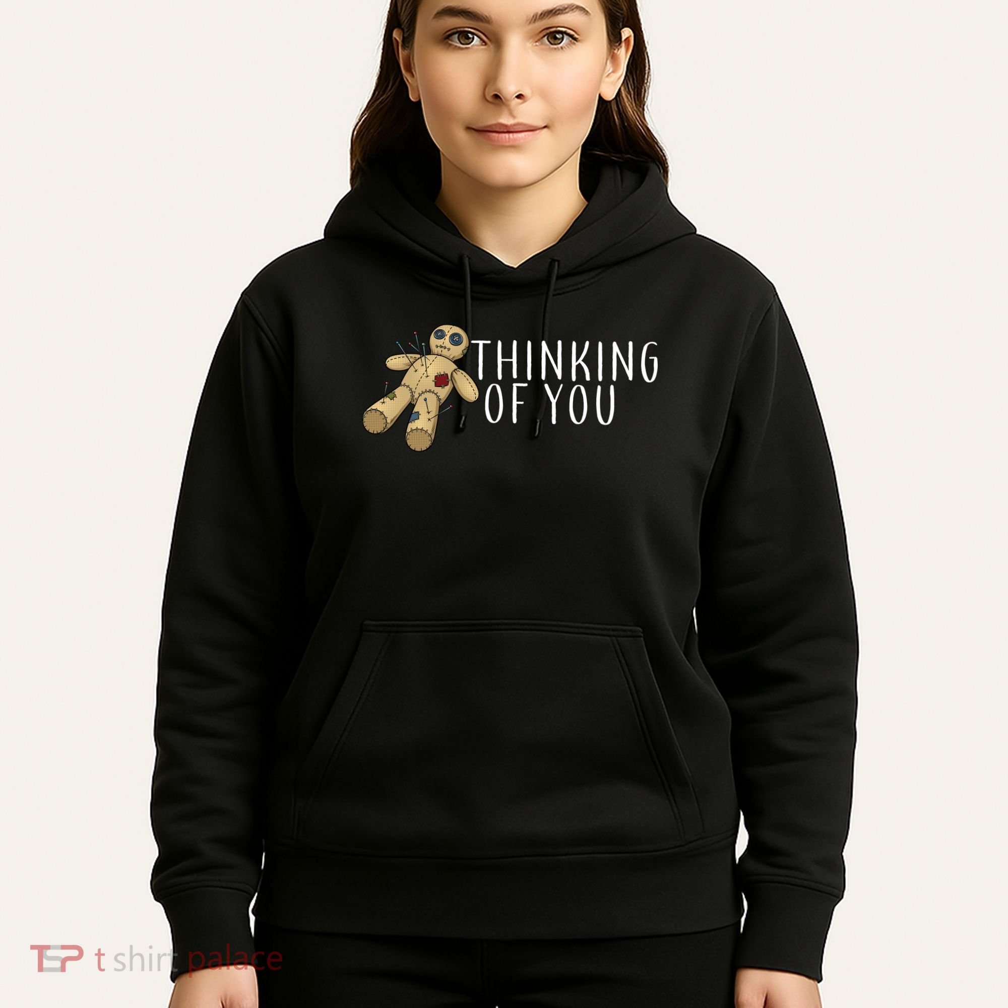 Thinking of You Voodoo Doll Hoodie