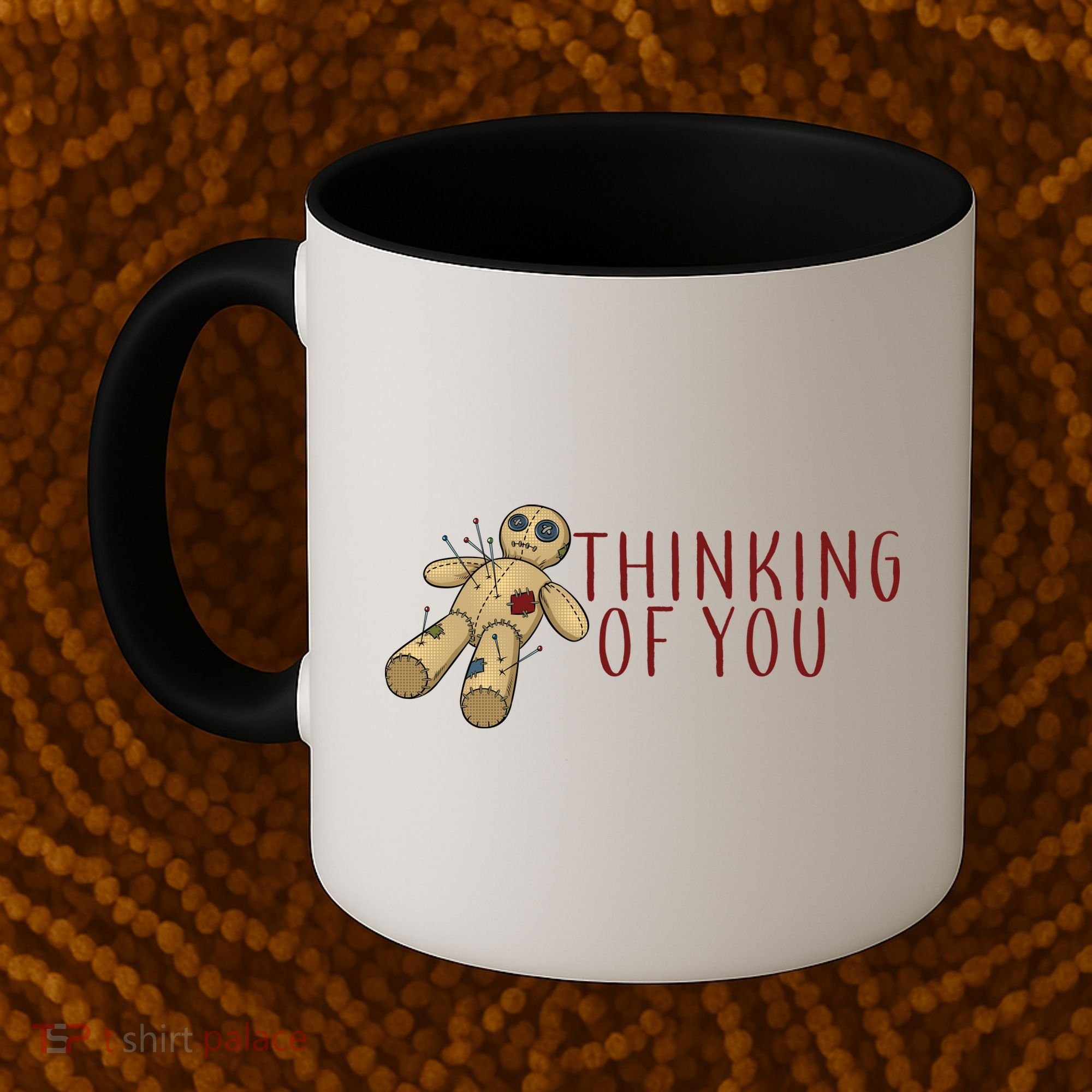 Thinking of You Voodoo Doll Coffee Mug