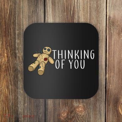 Thinking of You Voodoo Doll Coaster