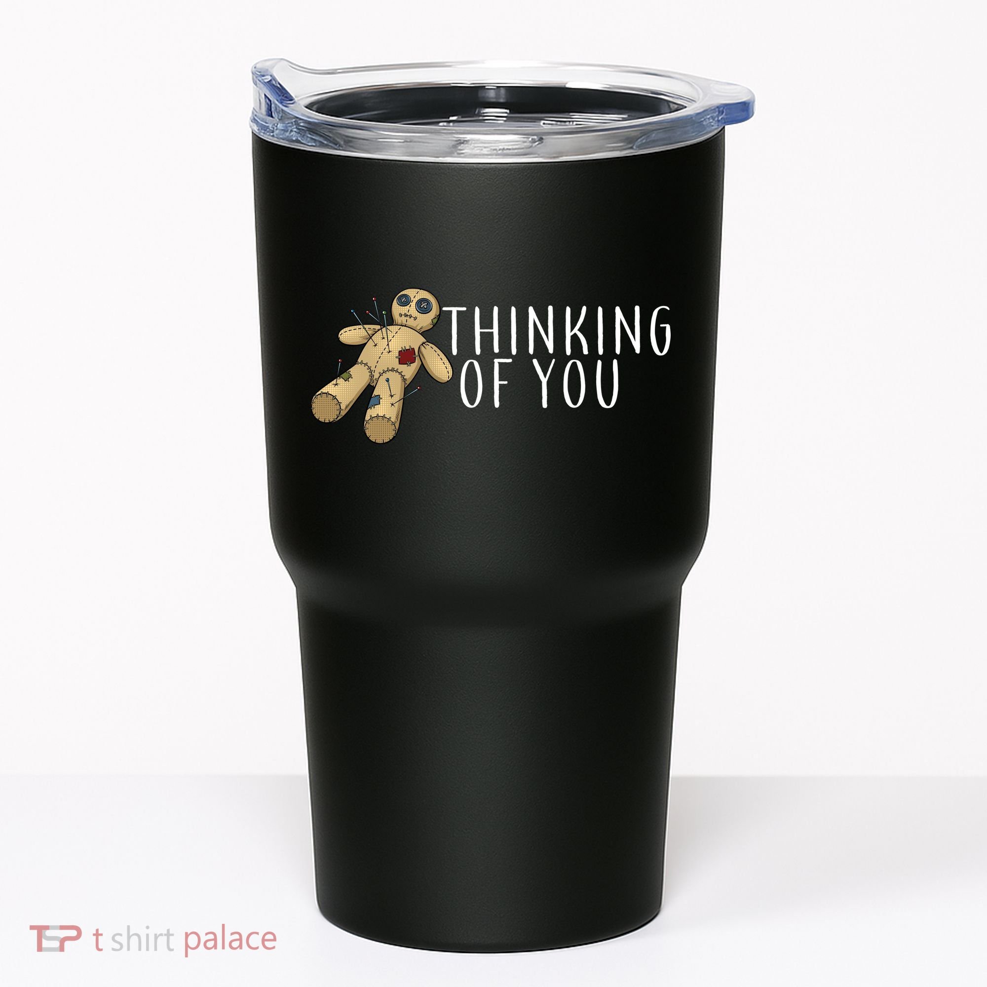 Thinking of You Voodoo Doll Tumbler