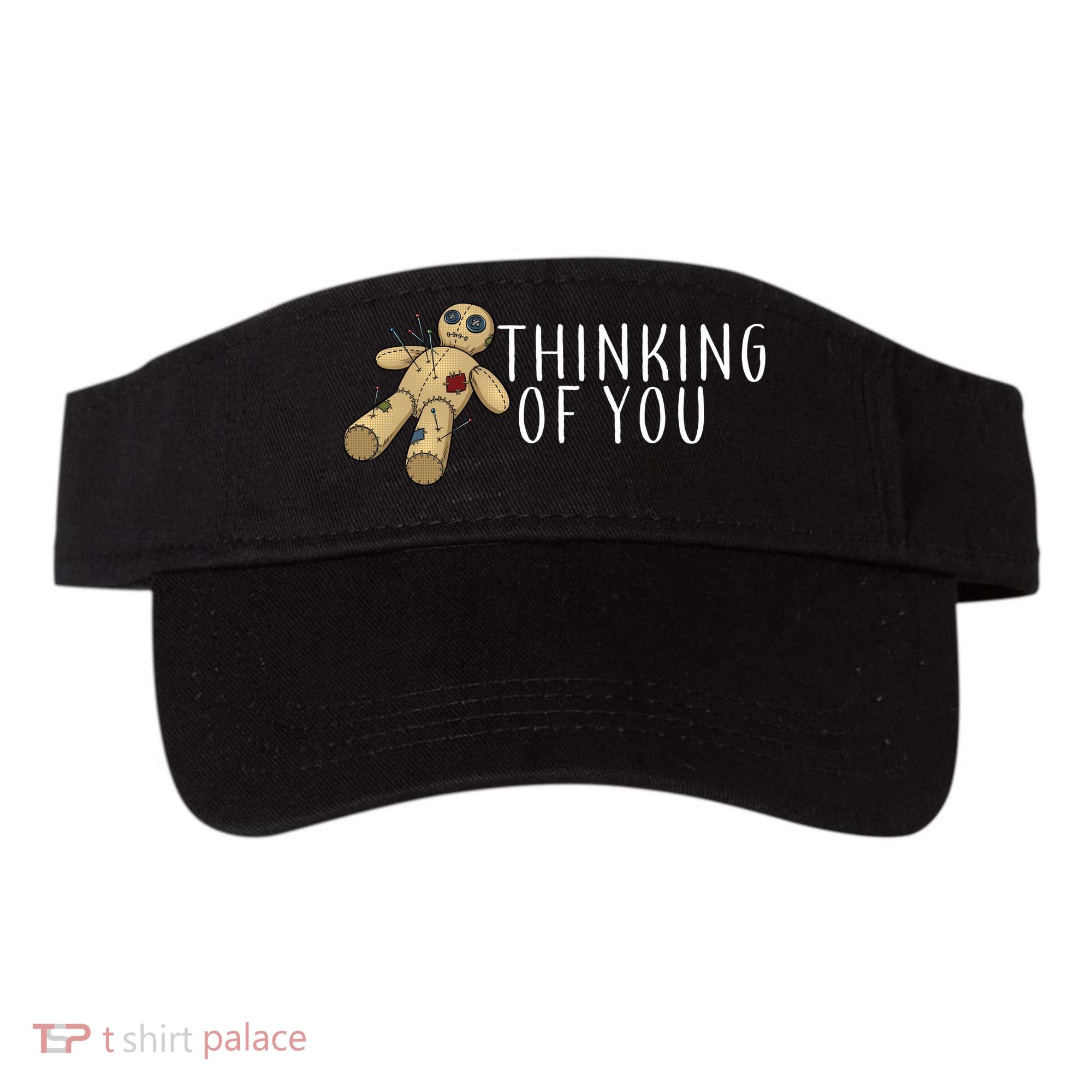 Thinking of You Voodoo Doll Visor