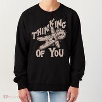 Thinking Of You Voodoo Doll Funny Women's Sweatshirt thumb 0