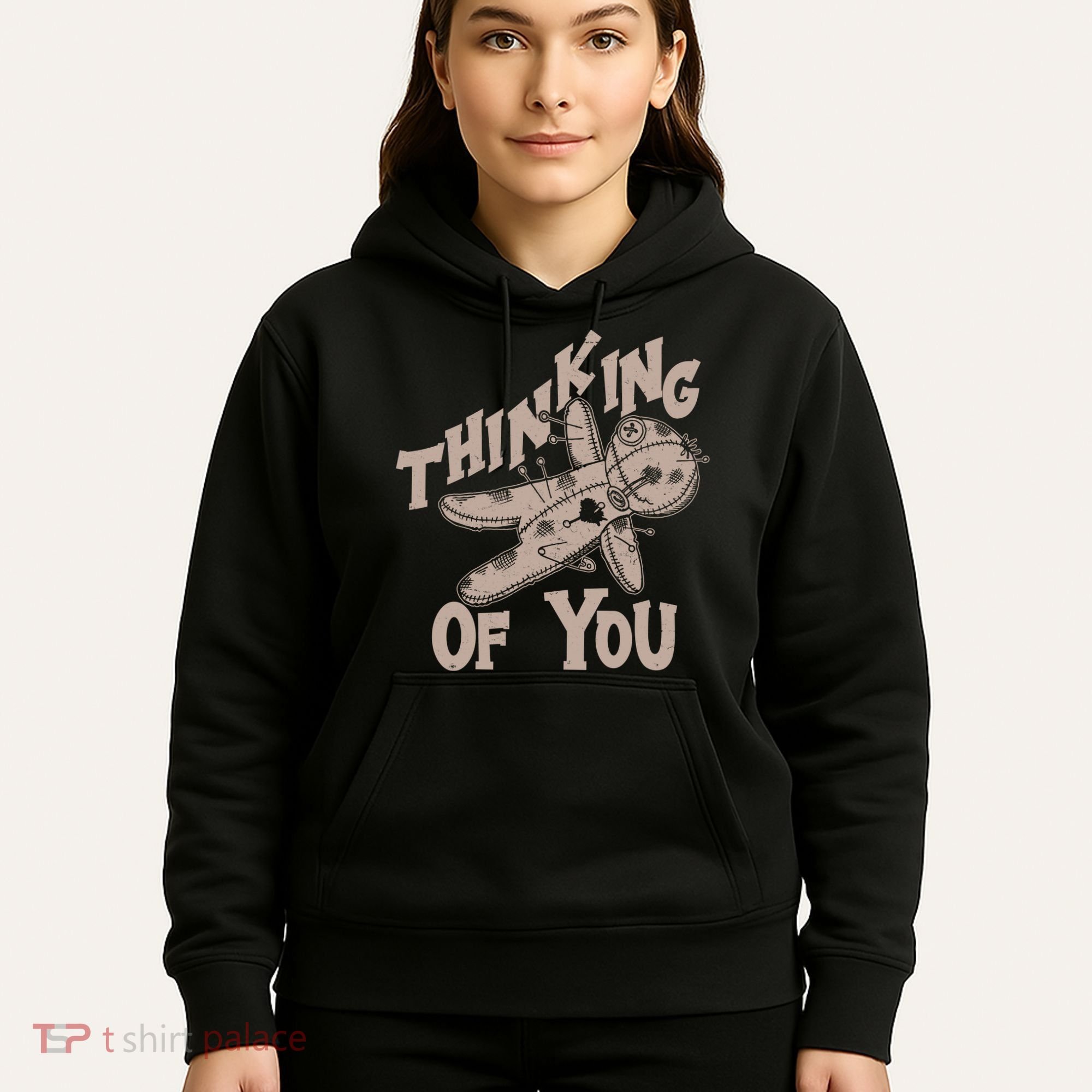Thinking Of You Voodoo Doll Funny Hoodie