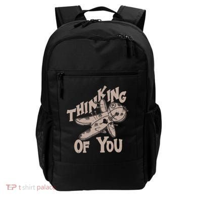 Thinking Of You Voodoo Doll Funny Backpack