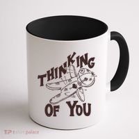 Thinking Of You Voodoo Doll Funny Coffee Mug thumb 1