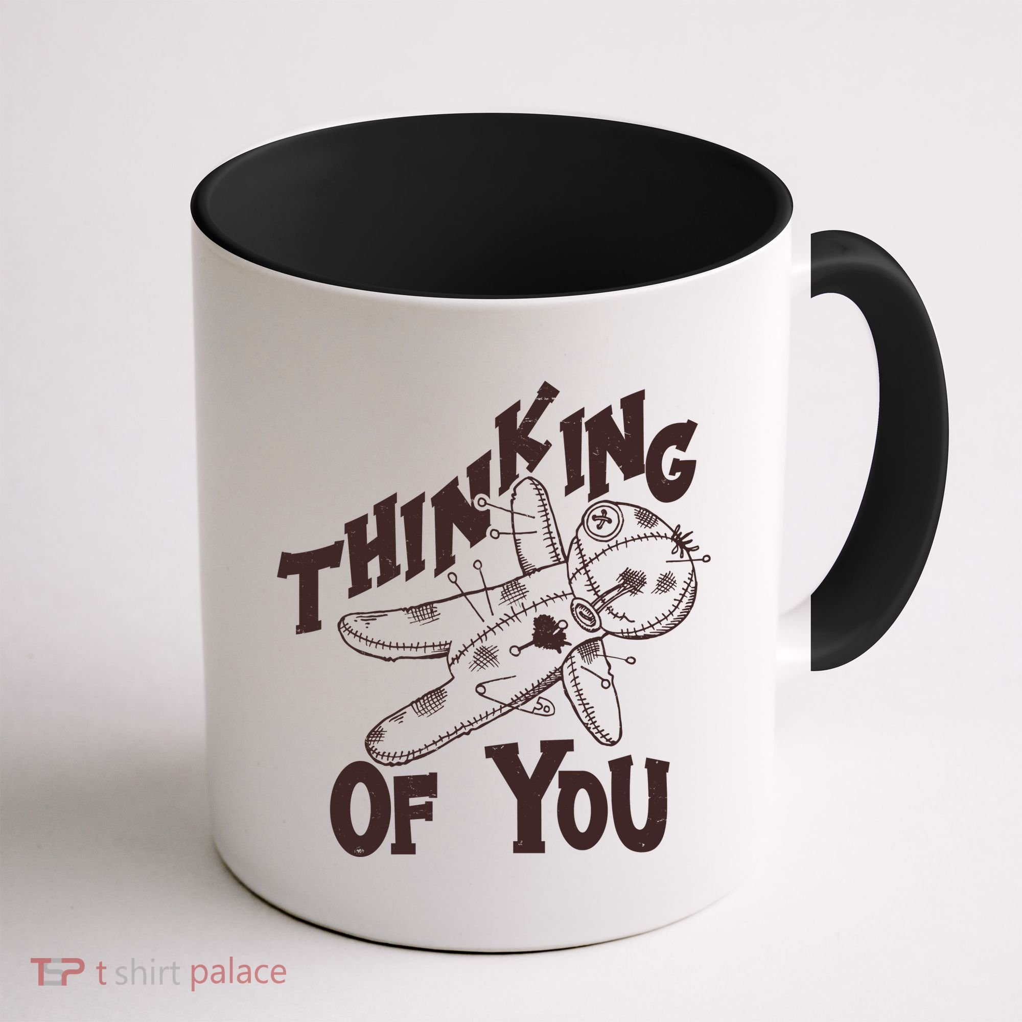Thinking Of You Voodoo Doll Funny Coffee Mug