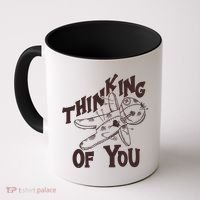 Thinking Of You Voodoo Doll Funny Coffee Mug thumb 0