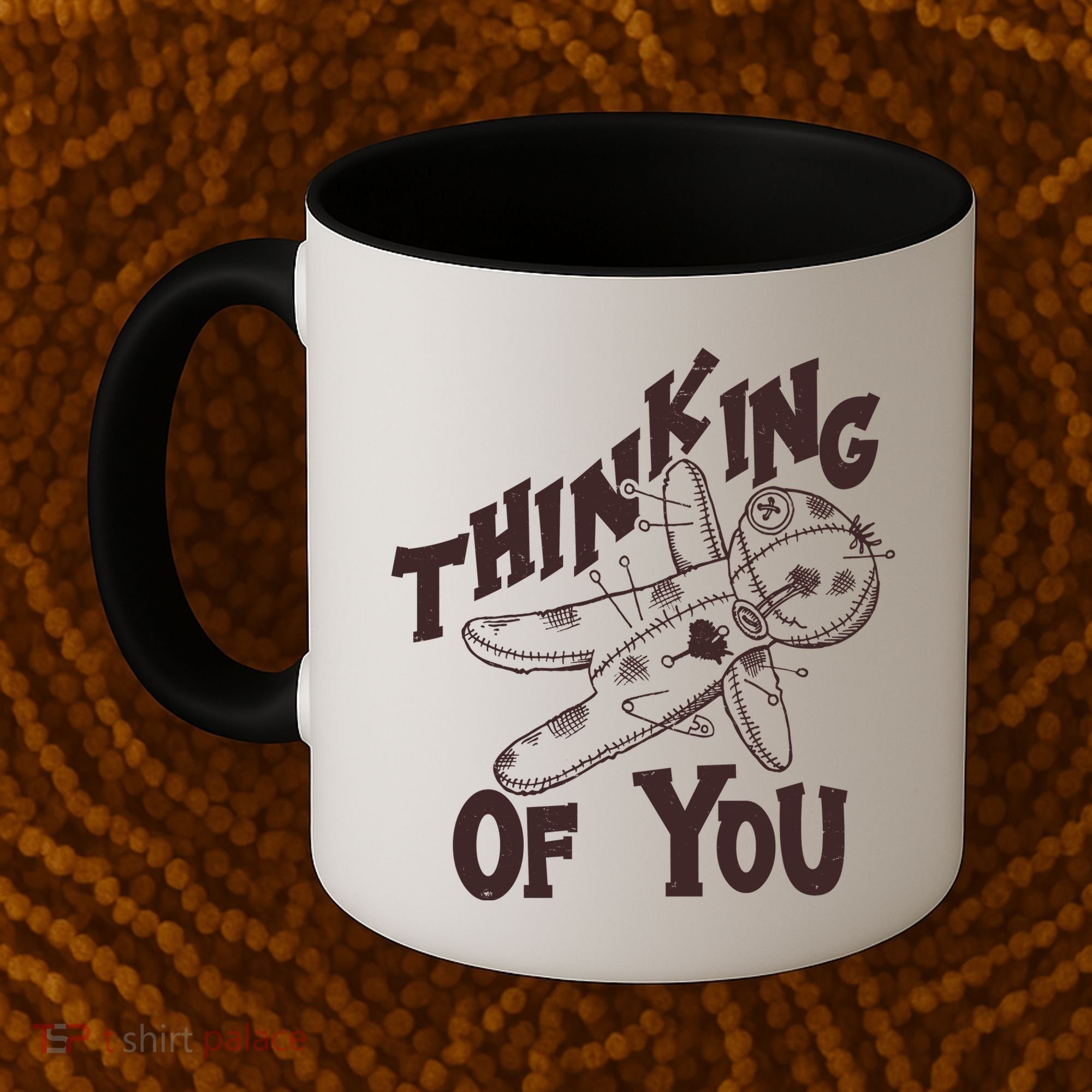 Thinking Of You Voodoo Doll Funny Coffee Mug